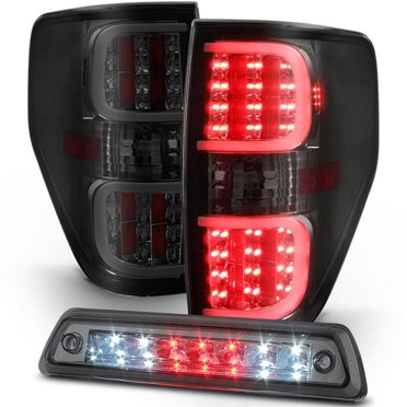 Smoked LED 3rd Brake Light For 2009-2014 F150 & Mark LT – Cargo Lamp, Red/White LED, Chrome Housing
