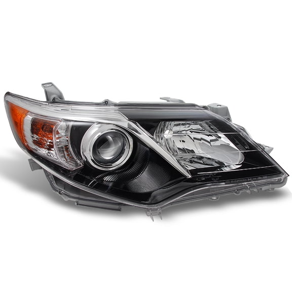 AKKON - For Toyota Camry SE Model Black Bezel Projector Headlight Front Lamp Passenger Right Side Replacement