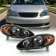thumbnail image 1 of AKKON - For Toyota Corolla OE Replacement Black Headlights Driver/Passenger Head Lamps, 1 of 7