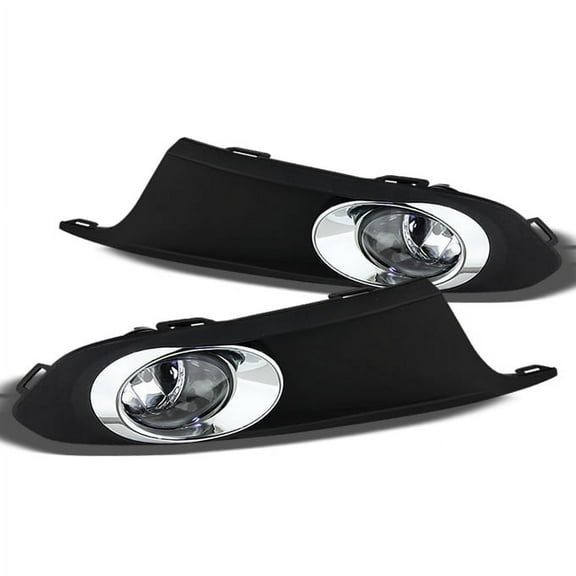 AKKON - For VW Jetta MK6 Sedan Clear Driving Fog Lights Driver/Passenger Lamps with Switch/Bulbs/Bezel