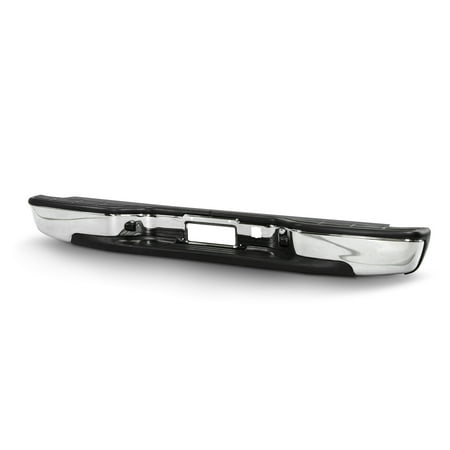 AKKON OE Chrome Rear Bumper Set for 01-06 Chevy Silverado/GMC Sierra 2500HD 3500 Fits select: 2002-2007 CHEVROLET SILVERADO, 2001-2006 GMC NEW SIERRA