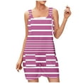 thumbnail image 1 of AKOEE Sleeveless Athletic Rompers Golf Tennis Mini Dress Built in Shorts Spandex Tank Short Jumpsuits for Women (L, Black), 1 of 5