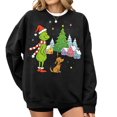 thumbnail image 1 of AKOLKOL Oversized Christmas Sweatshirt Women Tis The Season Christmas Shirt Xmas Tree Long Sleeve Fleece Pullover Tops, 1 of 6