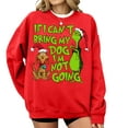 thumbnail image 1 of AKOLKOL Women's Loose Christmas Sweatshirt, Christmas-themed, featuring a fun Christmas dog pattern, long-sleeved fleece pullover top., 1 of 6