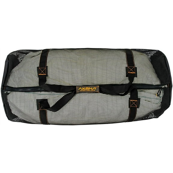 AKONA Caspian DX. A deluxe Mesh Duffel Bag with PVC Coated Mesh for all Water Sports Activities