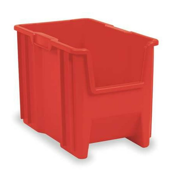 AKRO-MILS 13014RED Red Stacking Bin, 17-1/2"L x 10-7/8"W x 12-1/2"H