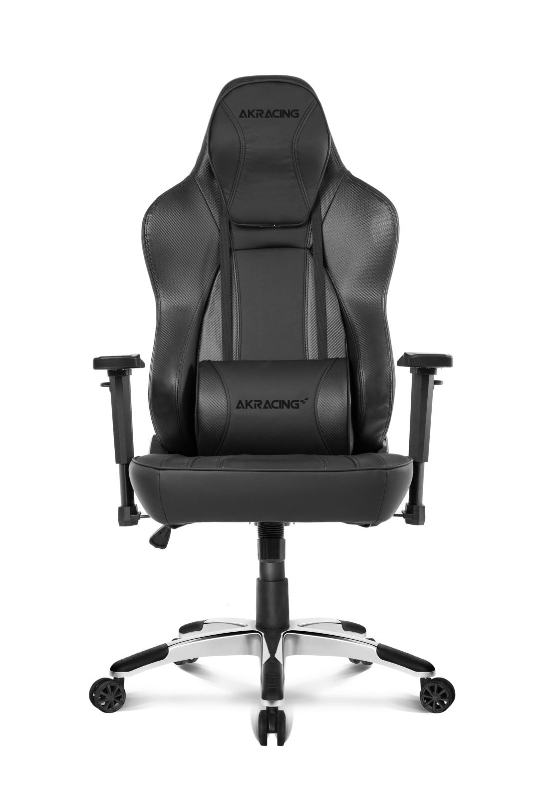 AKRacing Obsidian Pleather Executive Office Chair, Carbon Fiber
