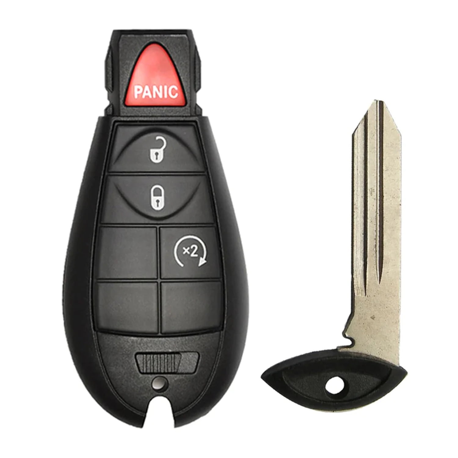 AKS KEYS 2 for Dodge Journey Remote Start Keyless Entry Car Key Fobik
