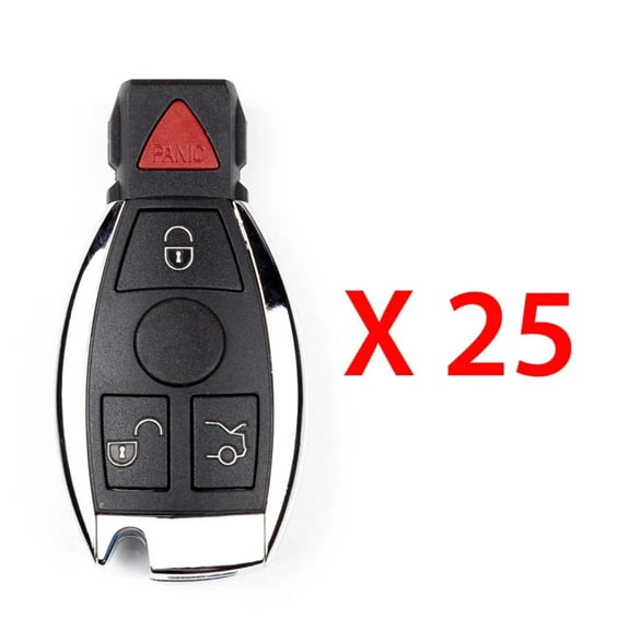 AKS KEYS Aftermarket Smart Key Fob for Mercedes Benz 1997-2014 -IYZ-3312 (25 Pack)