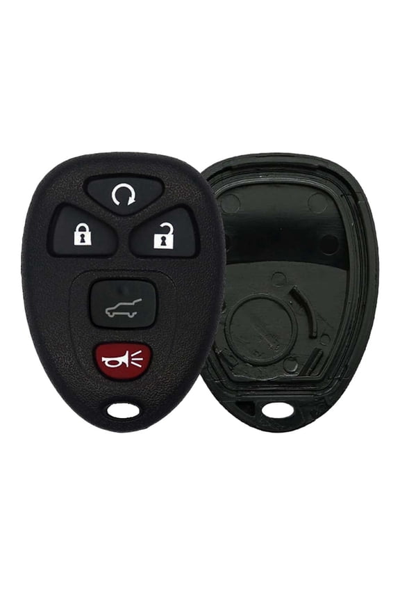 New Replacement for GM Remote Key Fob Shell Case 5-Button Pad FCC ID OUC60270 and OUC60221 (1)