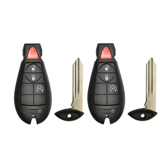 AKS KEYS New Replacement 2008-2019 Fobik Key Remote Start 4B FCC# IYZ-C01C(2 Pack)