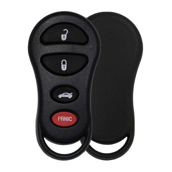 AKS KEYS New Replacement 4 Button Remote Car Key Fob for Select Vehicles That Use FCC ID GQ43VT9T (2 Pack)