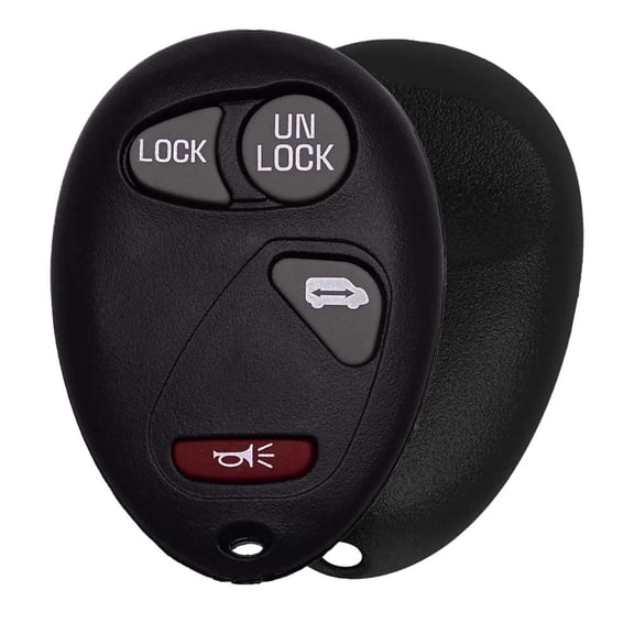 AKS KEYS New Replacement Keyless Remote Fob for GM 2002 2003 2004 2005 4B - L2C0007T (2 Pack)