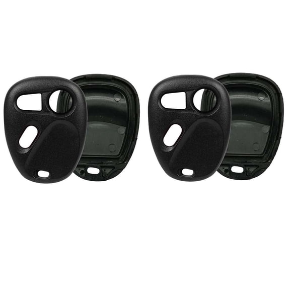AKS KEYS New Replacement Remote Key Fob Shell 3-Button for Buick, Cadillac, Chevrolet, GMC, Isuzu, Pontiac, Oldsmobile, Saturn – 1998–2009 Models – Shell Only, No Electronics (2)