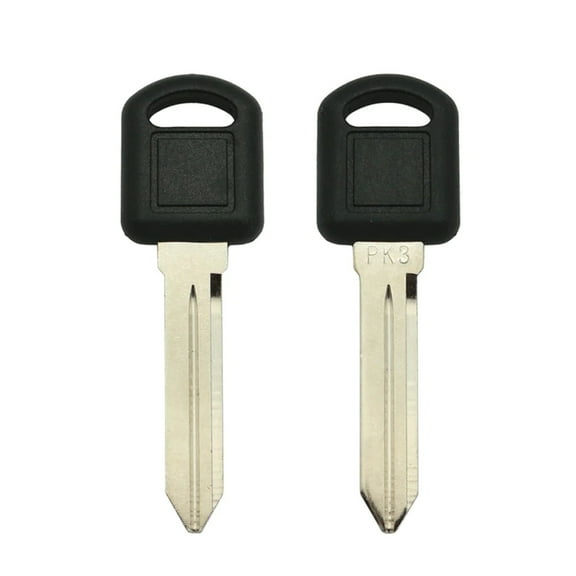 AKS KEYS New Replacement Uncut Blank Chipped Transponder key for GM PK3 B97 Small Head