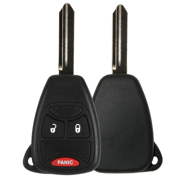 AKS KEYS New Replacement for Chrysler Dodge Remote Head Key Fob 3B M3N5WY72XX (2 Pack)