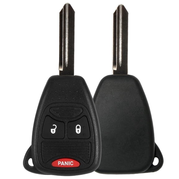 AKS KEYS New Replacement for Chrysler Dodge Remote Head Key Fob 3B M3N5WY72XX (2 Pack)