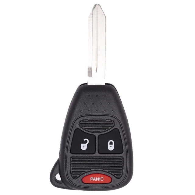 Dodge Two Key AKS KEYS New Replacement for Dodge 2005-2012 Remote Key Fob 3B FCC ...