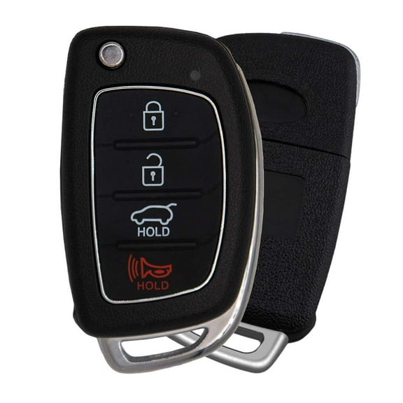 AKS KEYS New Replacement for Hyundai Santa Fe 2013 - 2016 Remote Flip Key 4B TQ8-RKE-3F04