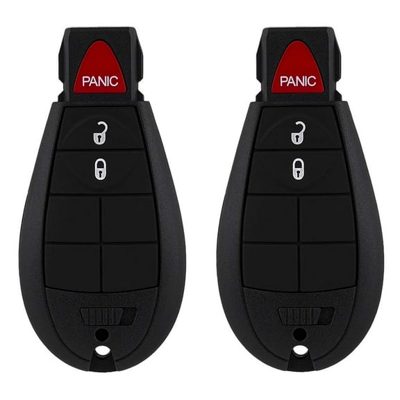 AKS KEYS New Replacement for Jeep Cherokee Fobik Keyless Key 3B FCC# GQ4-53T (2 Pack)