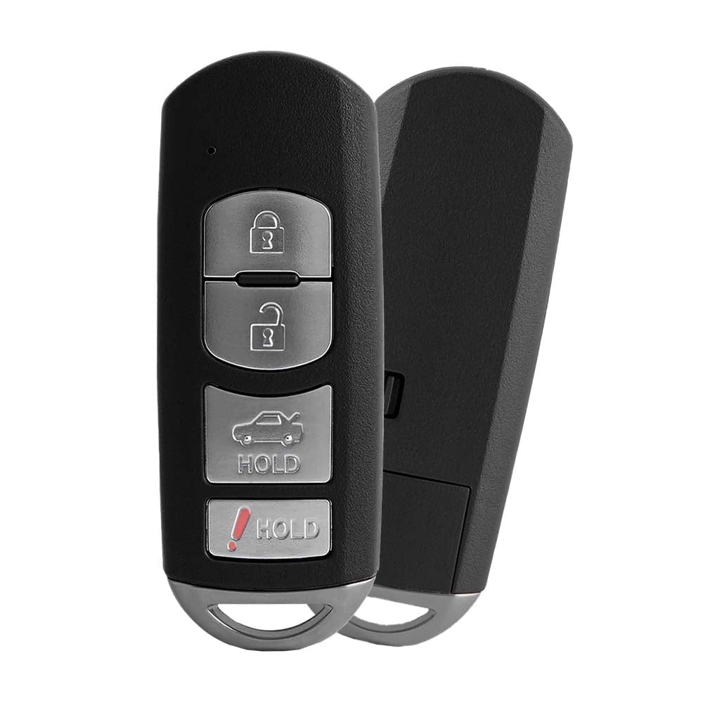 AKS KEYS New Replacement for Mazda 2014 - 2019 Prox Smart Fob Key 4B FCC# WAZSKE13D01