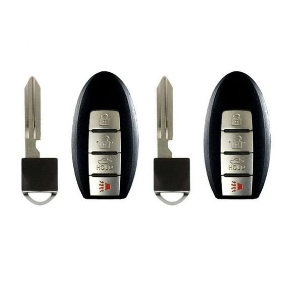 AKS KEYS New Replacement for Nissan 2007-2014 Smart Prox Key Fob 4B FCC# KR55WK48903 (2 Pack)