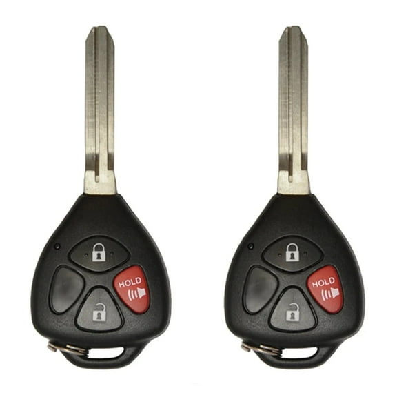 AKS KEYS New Replacement for Toyota 2009 - 2016 Remote Head Key 3B FCC# GQ4-29T (2 Pack)
