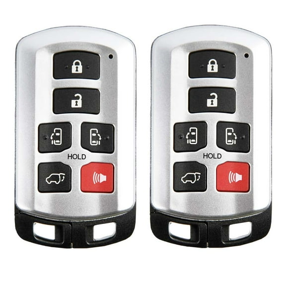 AKS KEYS New Replacement for Toyota Sienna Smart Prox Key Fob 6B FCC# HYQ14ADR (2 Pack)