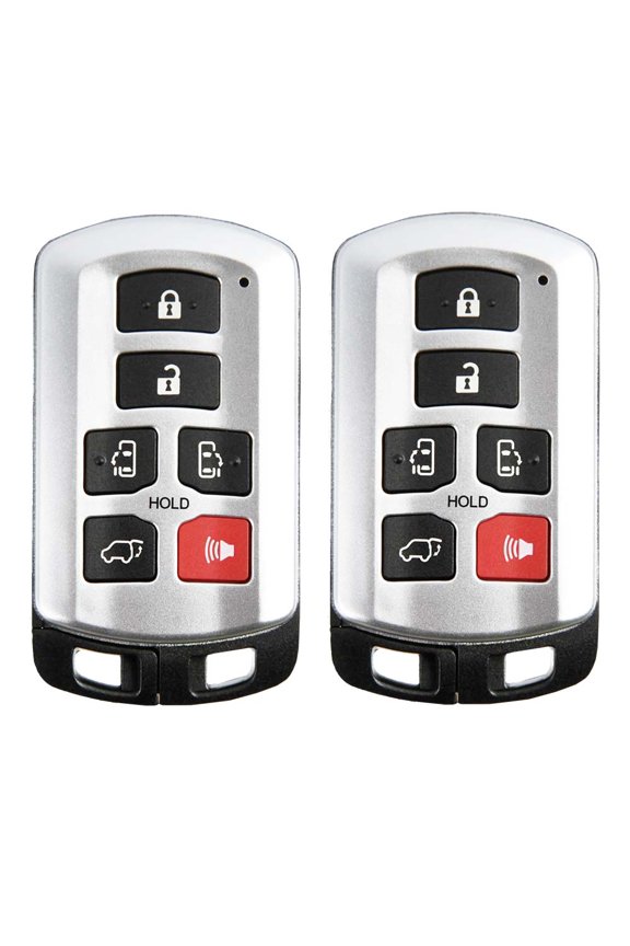 New Replacement for Toyota Sienna Smart Prox Key Fob 6B FCC# HYQ14ADR (2 Pack)