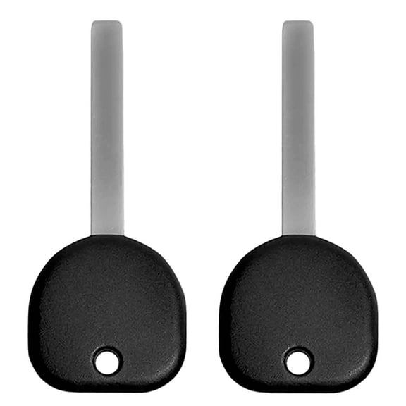 AKS KEYS New Uncut Transponder Key Fits for GM ID46 GM Ext Chip HS B119-PT (2 Pack)
