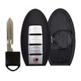 thumbnail image 1 of AKS KEYS Replacement for Nissan Smart Prox. Key Shell 4 Buttons Fits for FCC ID KR55WK48903 Compatible with 2007-2012 - Altima and 2008-2014 - Maxima. Shell only, Electronic Board not Included (1), 1 of 5