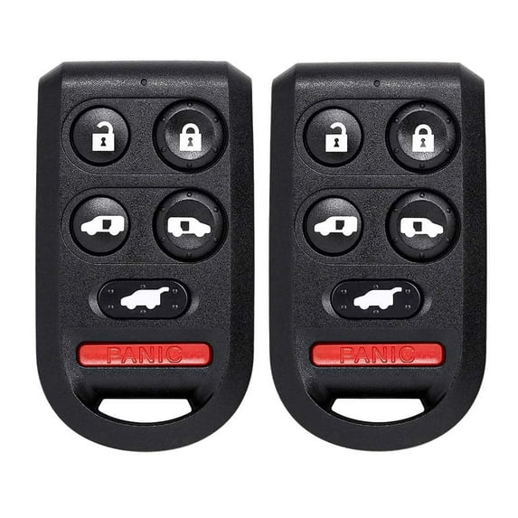 AKS KEYS Replacement Fits for Honda Odyssey Keyless Entry Remote 6 Buttons for Vehicles That Use OUCG8D-399H-A - 314 MHz (2 Pack)