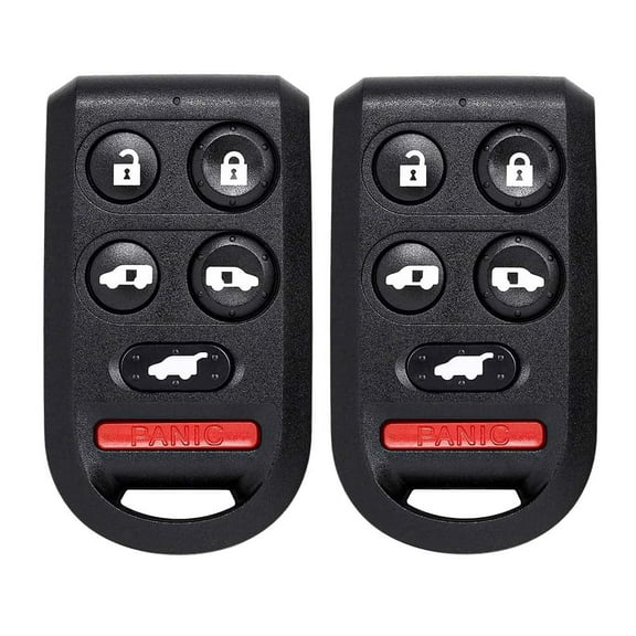 AKS KEYS Replacement Fits for Honda Odyssey Keyless Entry Remote 6 Buttons for Vehicles That Use OUCG8D-399H-A - 314 MHz (2 Pack)