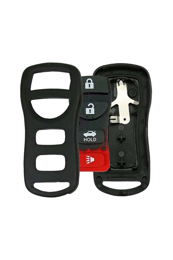Replacement for Nissan Remote Case Shell 3 Buttons That Use FCC KBRASTU15 Compatible with 2002 - 2012. Shell Only, Electronic Board not Included (2)