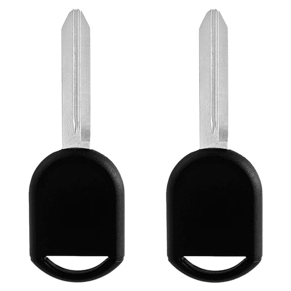 AKS KEYS Replacement Transponder Key - 4D63 (80 Bits) Chip for Ford, Lincoln, Mazda, Mercury (2 Pack)