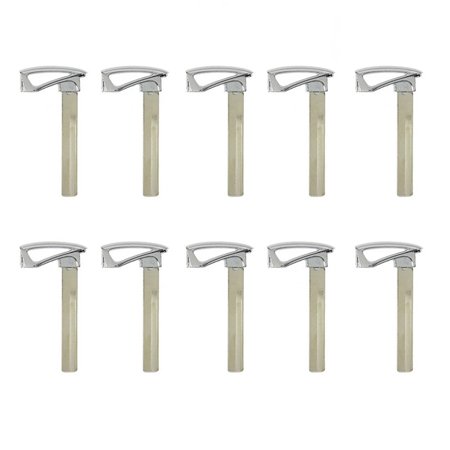 AKS KEYS Replacement Uncut Smart Emergency Key Blade Insert for Hyundai Santa Fe(10 Pack)