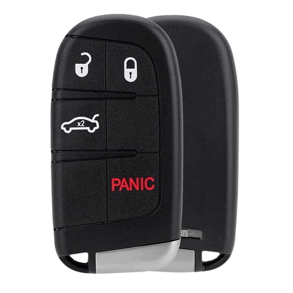 AKS KEYS Replacement for Chrysler Key Fob 4 Buttons (Lock, Unlock, Trunk & Panic) That Use FCC M3M-40821302 and Part Number 68155686AB - 434 MHz