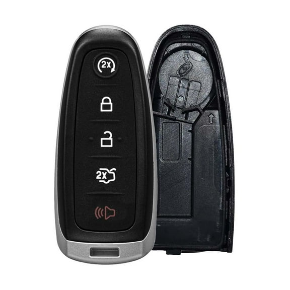 AKS KEYS Replacement for Ford Lincoln Smart Key Shell Compatible with Ford Edge Expedition Explorer Flex Focus Taurus Escape C-Max Energi Lincoln MKX MKS MKT Navigator. Shell Only (1)
