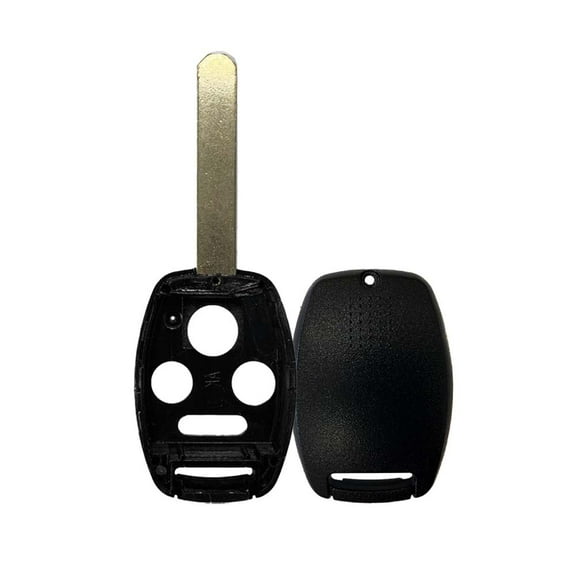 AKS KEYS Replacement for Honda Remote Key Shell 4 Buttons - Without Chip Holder, Keyway HO01 Compatible with All Models 4 Buttons Honda Remote Key with Chip. Shell Only (1)
