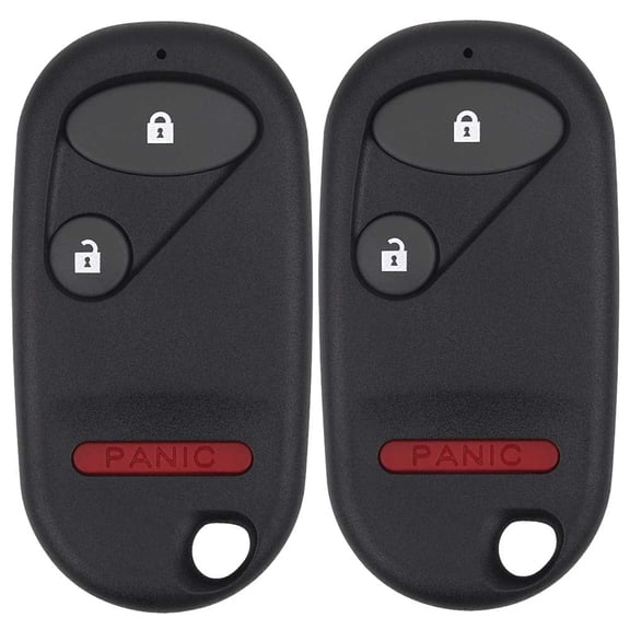 AKS KEYS Replacement for Keyless Entry Car Key Vehicles That Use 3 Button NHVWB1U523 / NHVWB1U521 Remote, Self-Programming (2 Pack)