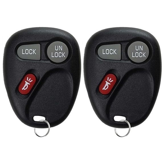 AKS KEYS New Replacement Replacement for Keyless Remote Fob for GM 2001 - 2011 3B - KOBLEAR1XT (2 Pack)