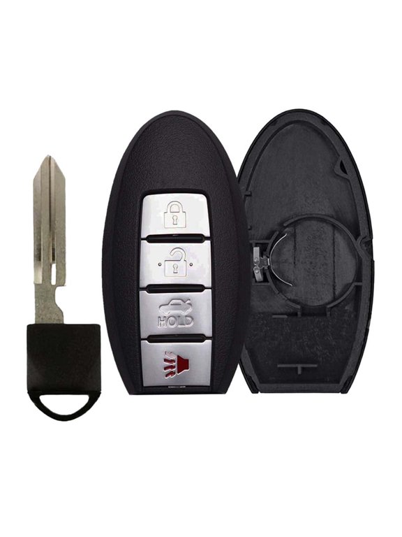 Replacement for Nissan Smart Prox. Key Shell 4 Buttons Fits for FCC ID KR55WK48903 Compatible with 2007-2012 - Altima and 2008-2014 - Maxima. Shell only, Electronic Board not Included (2)