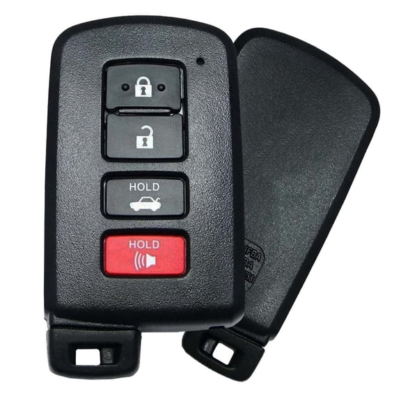 AKS KEYS Replacement for Toyota Smart Key 4 Buttons That Uses FCC HYQ14FBA and Part Number 89904-06140 - 315 MHz