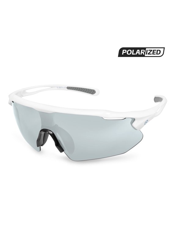 AKSEL Polarized Mirror Sports Sunglasses - Hiking, Cycling, Fishing, Surfing