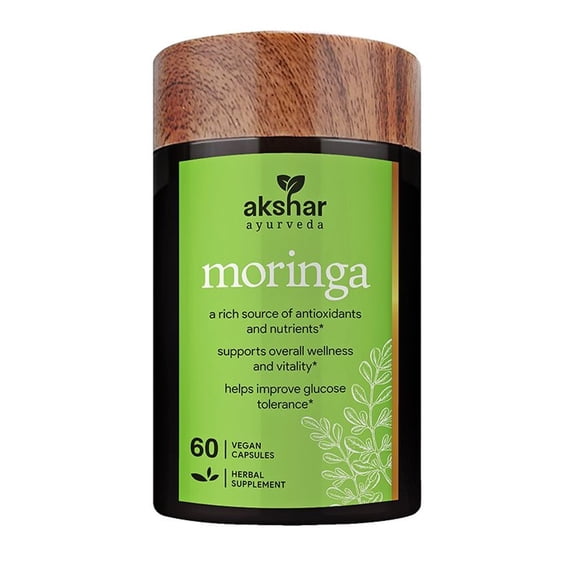 AKSHAR AYURVEDA Moringa Capsules, 60 Capsules