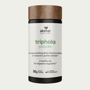 AKSHAR AYURVEDA Triphala Powder Colon Cleanse & Digestive Supplement for Men and Women, 80g