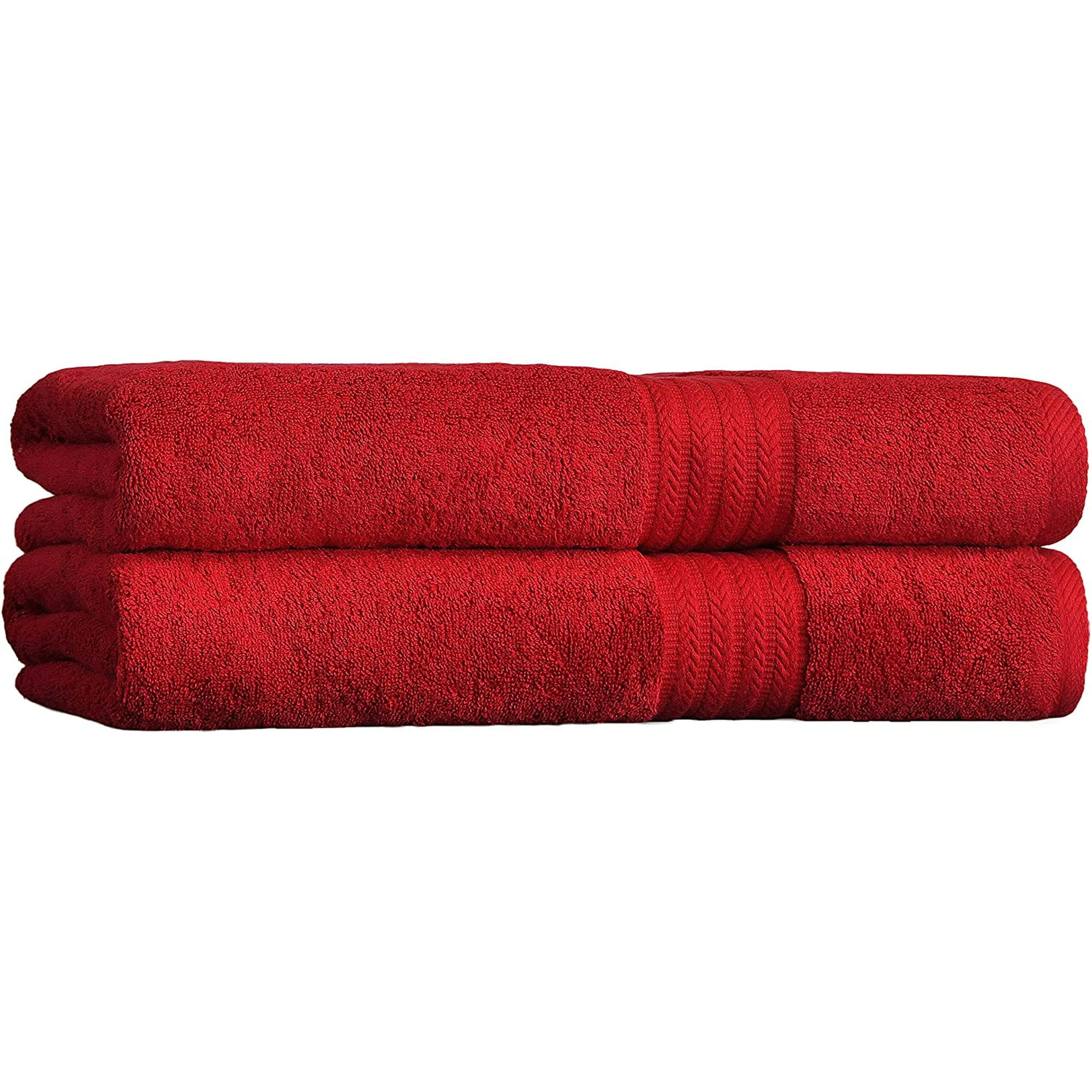 AKTI Premium Cotton 580 GSM Bath Sheets Towels for Adults, 35x70 inches