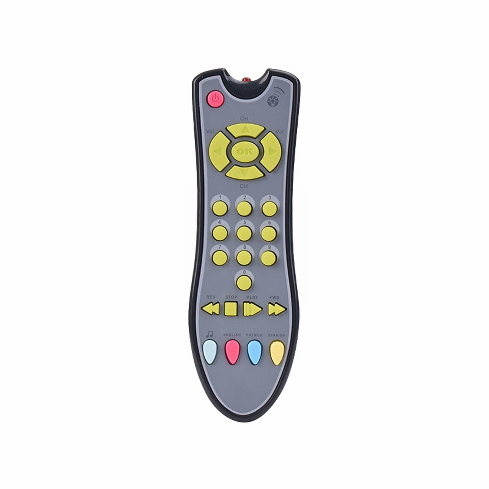 AKTUGKNM And Toddler TV Remote Control Children With Music English Learning Remote Control Early