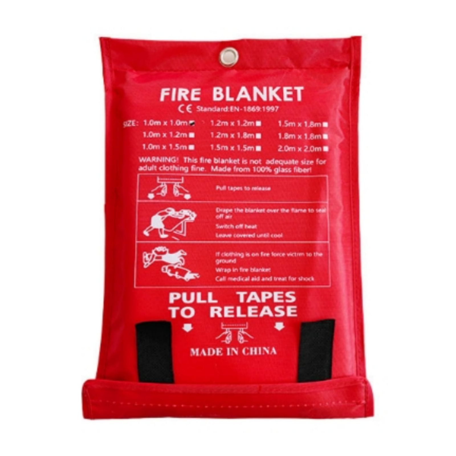 AKTUGKNM Emergency Fire Blanket Fire Suppression Blanket For Kitchen 40” X 40” Fire Blanket For