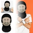 AKTUGKNM Funny Full Face Mesh Parody Headgear Adaptable To